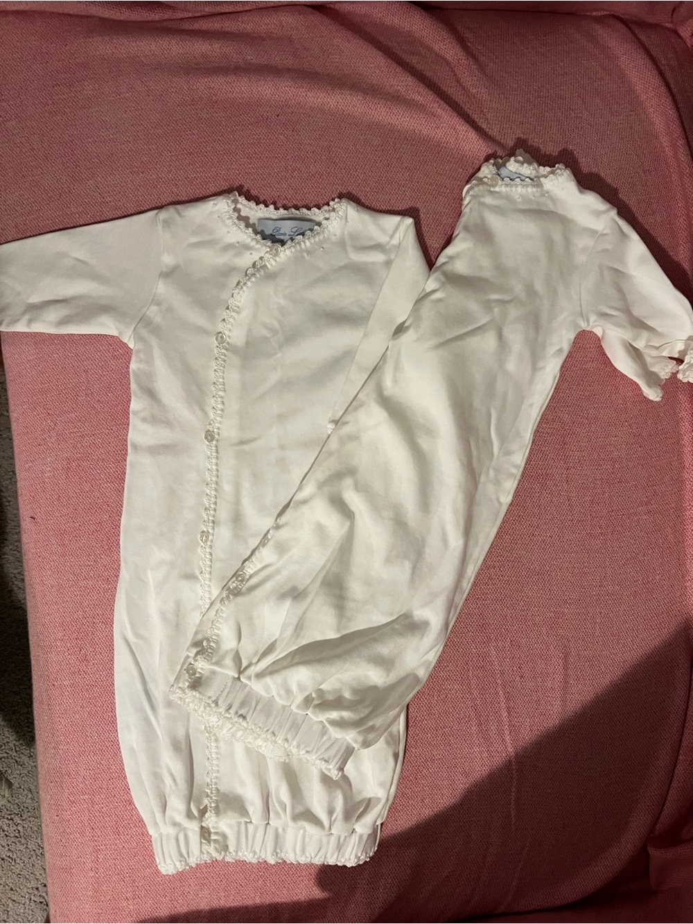 Classic White Baby Gown - Soft Sleepwear